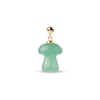 Thumbnail Image 1 of PDPAOLA™ at Zales Mushroom-Shaped Aventurine Bead Charm in Sterling Silver with 18K Gold Plate