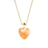 Thumbnail Image 2 of PDPAOLA™ at Zales Heart-Shaped Orange Agate Bead Charm in Sterling Silver with 18K Gold Plate