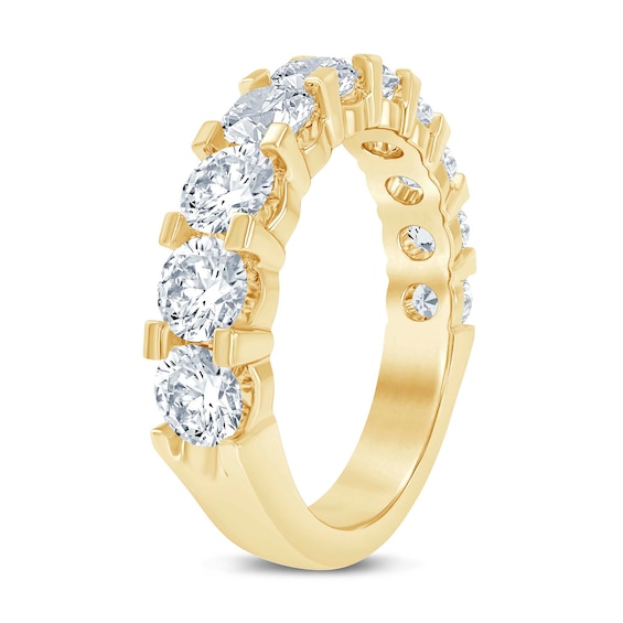 2 CT. T.w. Diamond Ten Stone Wedding Band in 14K Gold (I/I2)