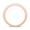 Thumbnail Image 3 of 1 CT. T.W. Diamond Comfort-Fit Eleven Stone Wedding Band in 14K Rose Gold (I/I2)