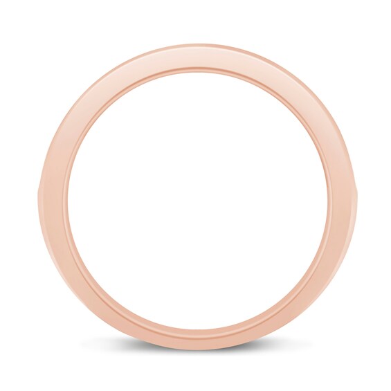 1 CT. T.w. Diamond Comfort-Fit Eleven Stone Wedding Band in 14K Rose Gold (I/I2)