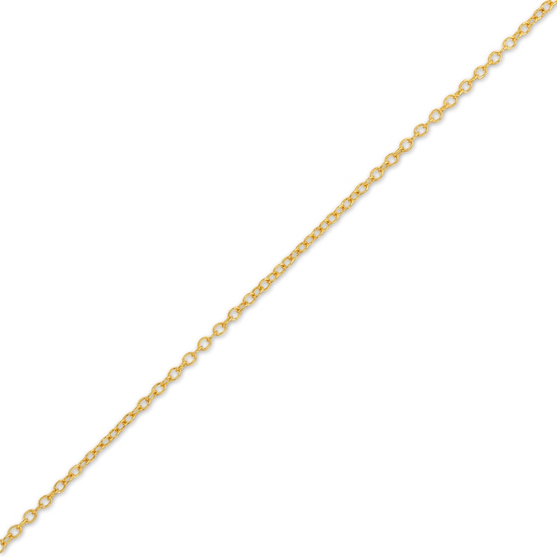 Main Image 1 of PDPAOLA™ at Zales Adjustable Cable Chain Charm Bracelet in Solid Sterling Silver with 18K Gold Plate