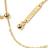 Thumbnail Image 2 of PDPAOLA™ at Zales Adjustable Cable Chain Charm Bracelet in Solid Sterling Silver with 18K Gold Plate