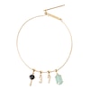 Thumbnail Image 3 of PDPAOLA™ at Zales Adjustable Cable Chain Charm Bracelet in Solid Sterling Silver with 18K Gold Plate