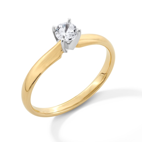 1/4 CT. Diamond Solitaire Engagement Ring in 14K Gold (I/I2)