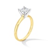 Thumbnail Image 3 of 1 CT. Princess-Cut Certified Diamond Solitaire Engagement Ring in 14K Gold (I/I2)