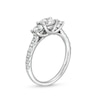 Thumbnail Image 2 of 1-1/2 CT. T.W. Diamond Past Present Future® Engagement Ring in 14K White Gold (I/I2)