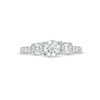 Thumbnail Image 3 of 1-1/2 CT. T.W. Diamond Past Present Future® Engagement Ring in 14K White Gold (I/I2)