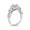 Thumbnail Image 3 of 1-1/2 CT. T.W. Pear-Shaped Diamond Split Shank Past Present Future® Engagement Ring in 14K White Gold (I/I1)