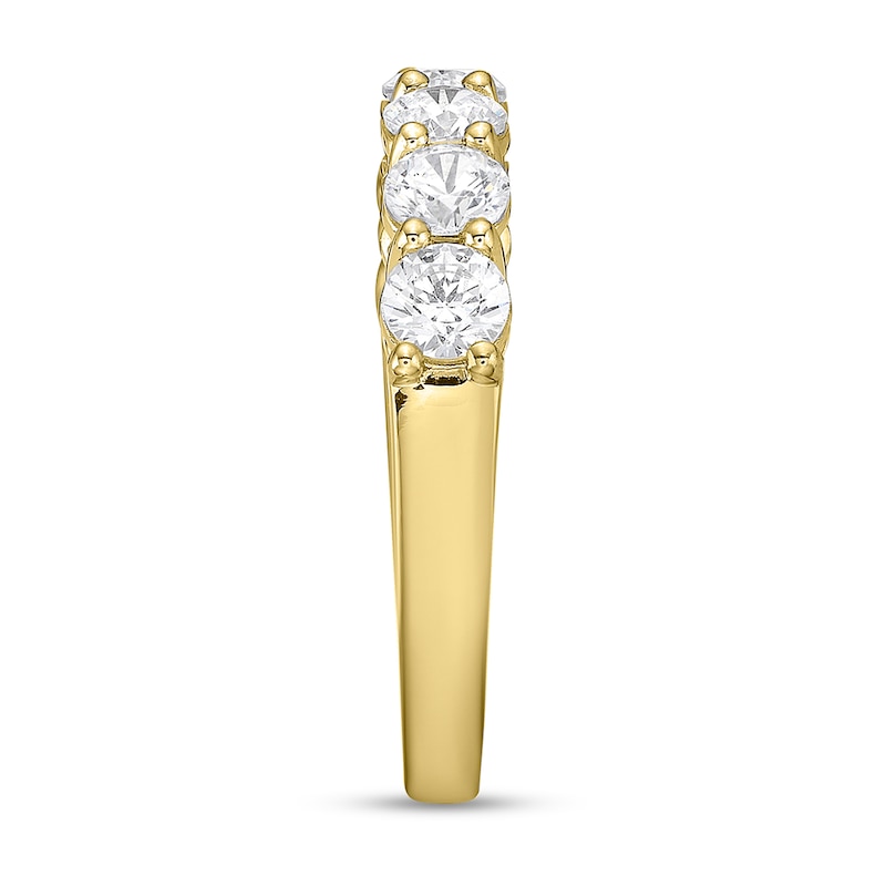 Main Image 2 of 1-1/2 CT. T.W. Diamond Seven Stone Band in 10K Gold (I/I2)