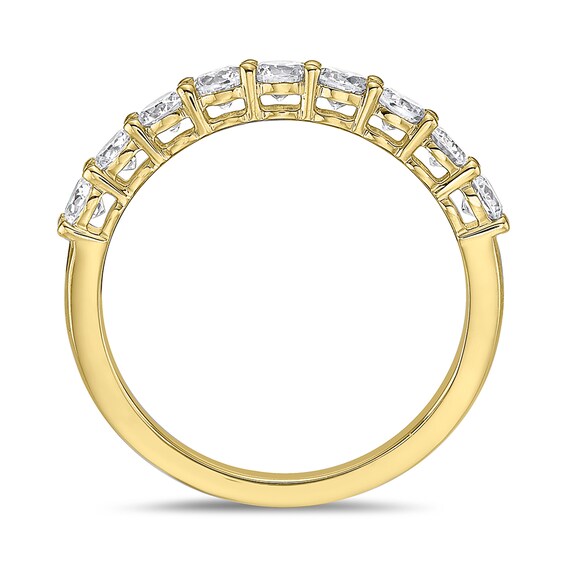 3/4 CT. T.w. Diamond Nine Stone Band in 10K Gold (I/I2)
