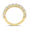 Thumbnail Image 3 of 1-1/2 CT. T.W. Diamond Eleven Stone Band in 10K Gold (I/I2)
