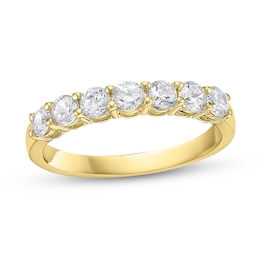 3/4 CT. T.W. Diamond Seven Stone Band in 10K Gold (I/I2)