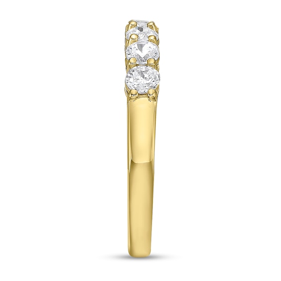 4 CT. T.w. Diamond Seven Stone Band in 10K Gold (I/I2