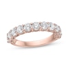 Thumbnail Image 1 of 1-1/2 CT. T.W. Diamond Eleven Stone Band in 10K Rose Gold (I/I2)