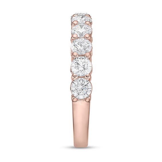 1-1/2 CT. T.w. Diamond Eleven Stone Band in 10K Rose Gold (I/I2)