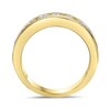 Thumbnail Image 3 of 1-1/2 CT. T.W. Diamond Channel Eleven Stone Band in 10K Gold (I/I2)