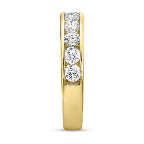 4 CT. T.w. Diamond Channel Eleven Stone Band in 10K Gold (I/I2