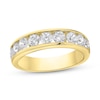 Thumbnail Image 1 of 1-1/2 CT. T.W. Diamond Channel Nine Stone Band in 10K Gold (I/I2)