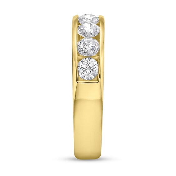 1-1/2 CT. T.w. Diamond Channel Nine Stone Band in 10K Gold (I/I2)
