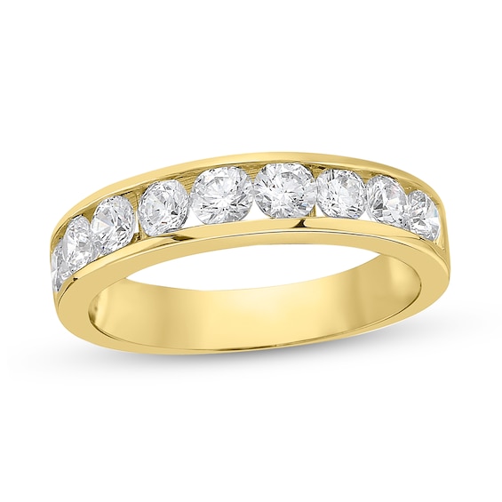 1-1/4 CT. T.w. Diamond Channel Nine Stone Band in 10K Gold (I/I2)