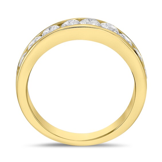 1-1/4 CT. T.w. Diamond Channel Nine Stone Band in 10K Gold (I/I2)