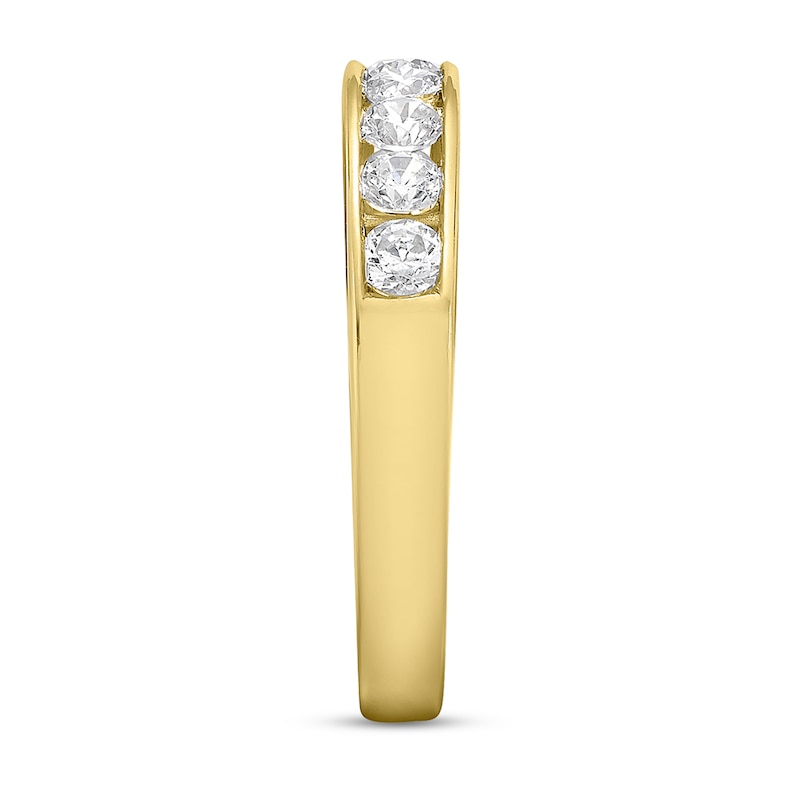 Main Image 2 of 3/4 CT. T.W. Diamond Channel Nine Stone Band in 10K Gold (I/I2)