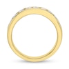 Thumbnail Image 3 of 3/4 CT. T.W. Diamond Channel Nine Stone Band in 10K Gold (I/I2)