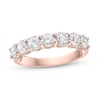 Thumbnail Image 1 of 1-1/2 CT. T.W. Diamond Seven Stone Band in 10K Rose Gold (I/I2)