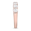 Thumbnail Image 2 of 1-1/2 CT. T.W. Diamond Seven Stone Band in 10K Rose Gold (I/I2)