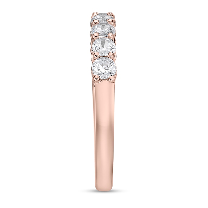Main Image 2 of 3/4 CT. T.W. Diamond Nine Stone Band in 10K Rose Gold (I/I2)