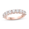 Thumbnail Image 1 of 1-1/2 CT. T.W. Diamond Nine Stone Band in 10K Rose Gold (I/I2)