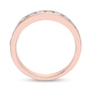 Thumbnail Image 3 of 3/4 CT. T.W. Diamond Channel Eleven Stone Band in 10K Rose Gold (I/I2)
