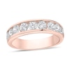 Thumbnail Image 1 of 1-1/2 CT. T.W. Diamond Channel Nine Stone Band in 10K Rose Gold (I/I2)