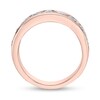Thumbnail Image 3 of 1-1/2 CT. T.W. Diamond Channel Nine Stone Band in 10K Rose Gold (I/I2)