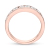 Thumbnail Image 2 of 1-1/4 CT. T.W. Diamond Channel Nine Stone Band in 10K Rose Gold (I/I2)