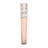 Thumbnail Image 2 of 3/4 CT. T.W. Diamond Channel Nine Stone Band in 10K Rose Gold (I/I2)