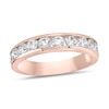 Thumbnail Image 1 of 1-1/4 CT. T.W. Diamond Channel Eleven Stone Band in 10K Rose Gold (I/I2)