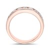 Thumbnail Image 3 of 1-1/4 CT. T.W. Diamond Channel Eleven Stone Band in 10K Rose Gold (I/I2)