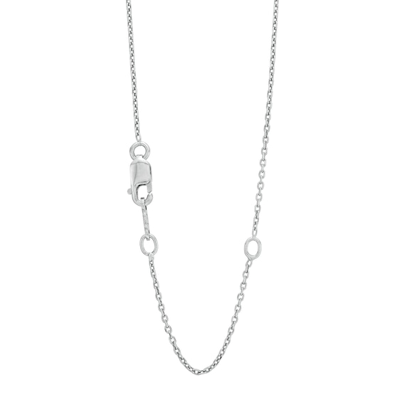 9.5-10.0mm Black Tahitian Cultured Pearl and Diamond Accent Drop Pendant in 14K White Gold