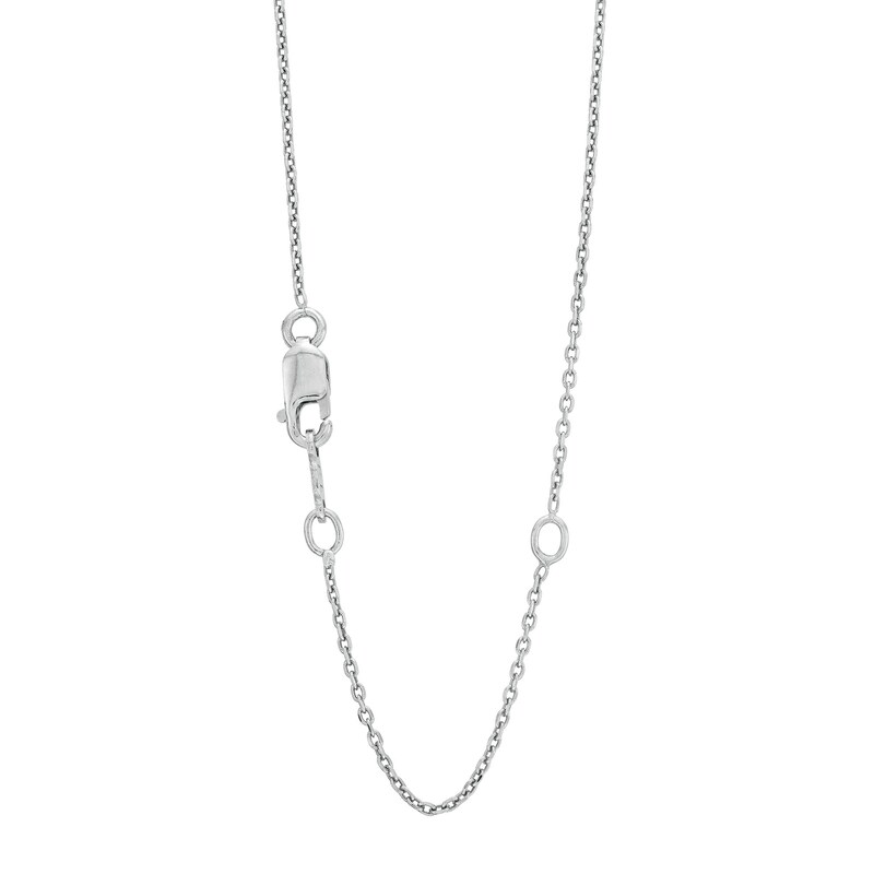 Main Image 3 of 9.5-10.0mm Black Tahitian Cultured Pearl and Diamond Accent Drop Pendant in 14K White Gold