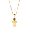 Thumbnail Image 3 of PDPAOLA™ at Zales Blue Sandstone and Cubic Zirconia Astronaut Bead Charm in Sterling Silver with 18K Gold Plate
