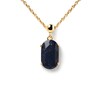 Thumbnail Image 1 of PDPAOLA™ at Zales Oval Blue Sandstone Luck Bead Charm in Sterling Silver with 18K Gold Plate