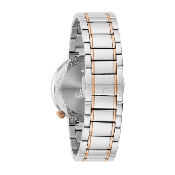 Ladies' Bulova Special Edition Latin Grammy® Two-Tone Watch with Textured Dial (Model: 98L309)
