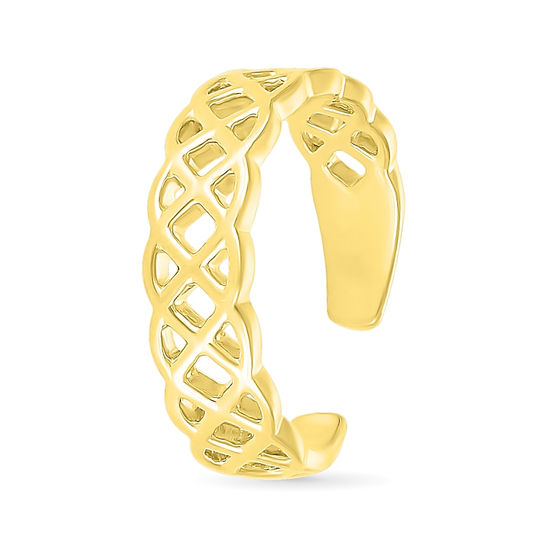 Main Image 2 of Lattice Toe Ring in 10K Gold