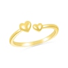 Thumbnail Image 1 of Polished Double Heart Wrap Toe Ring in 10K Gold
