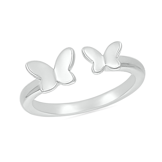 Butterflies Toe Ring in Sterling Silver