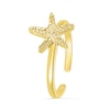 Thumbnail Image 2 of Textured Starfish Toe Ring in 10K Gold