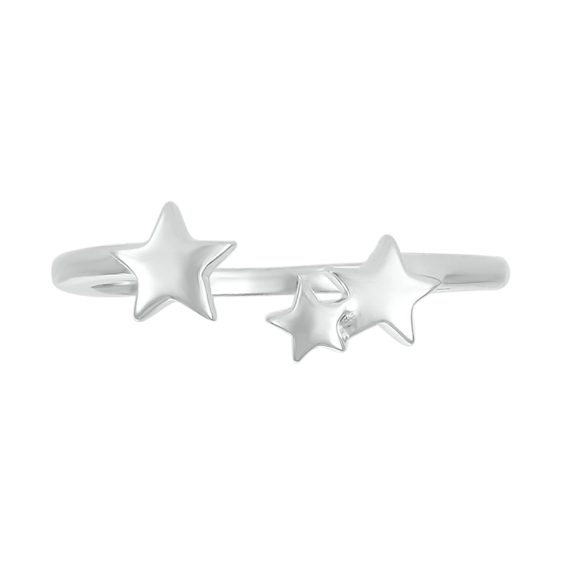 Main Image 3 of Star Cluster Wrap Toe Ring in Sterling Silver