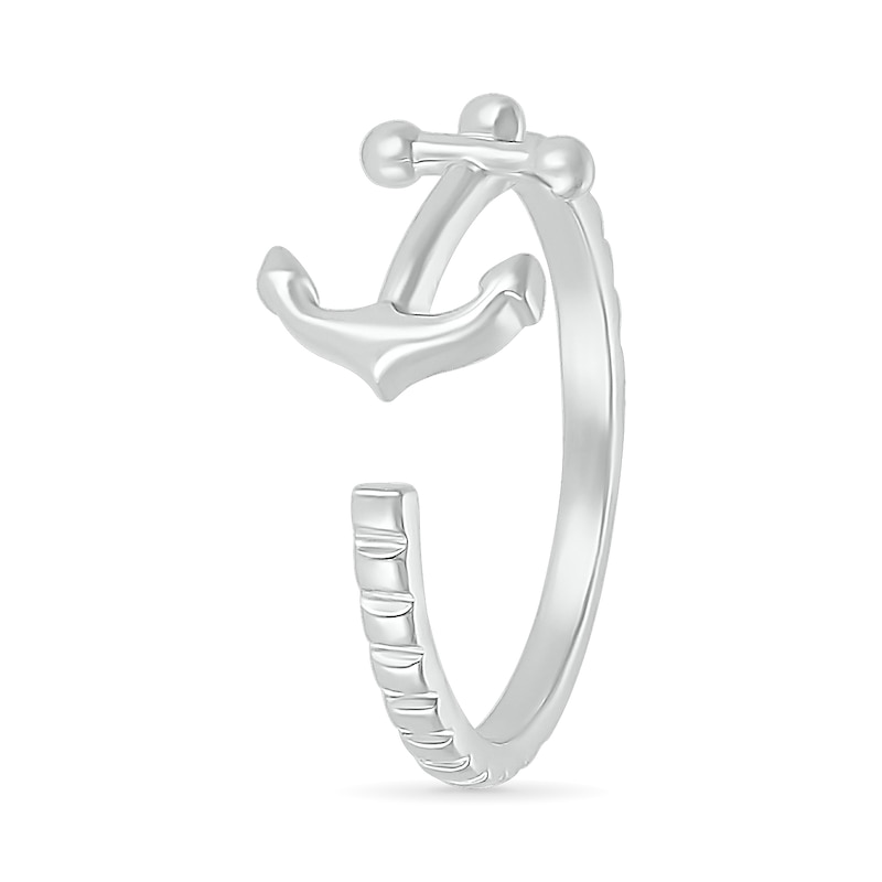 Sideways Anchor Wrap Toe Ring in Sterling Silver Zales